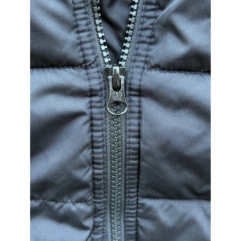 Gap Kids ColdControl Puffer Vest Black Water Resistant Size S 6-7